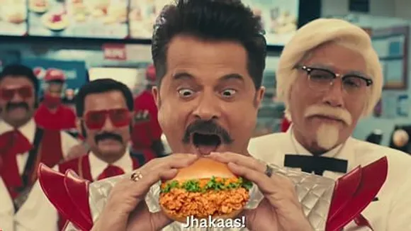 Anil Kapoor gapes at KFC’s Value Burger range whilst taking a dig at rival McDonald’s