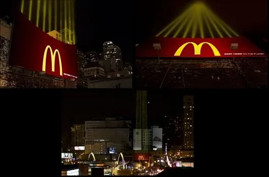 Billboard fries light