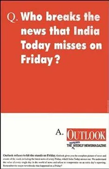 Q. Who breaks the news that India Today misses on Friday?
