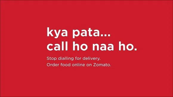 Stop dialling, order online, says Zomato in quirky print ad