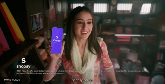 Shop at sale prices on regular days says Sara Ali Khan in new Shopsy ad