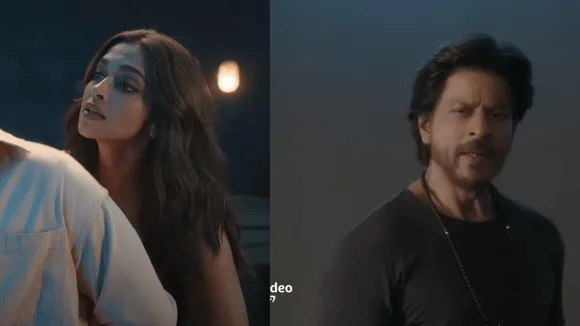 BTS of the Pathaan on Prime Video ad campaign