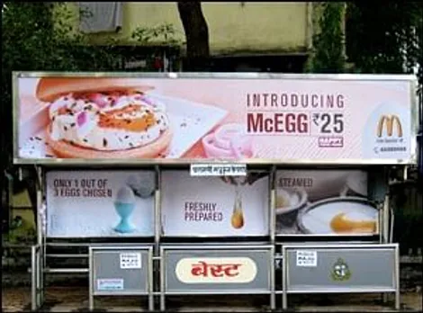 McDonald's 'eggcites' through OOH