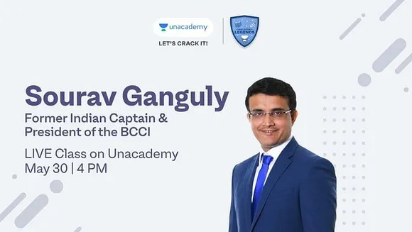 Sourav Ganguly conducts Live class on Unacademy