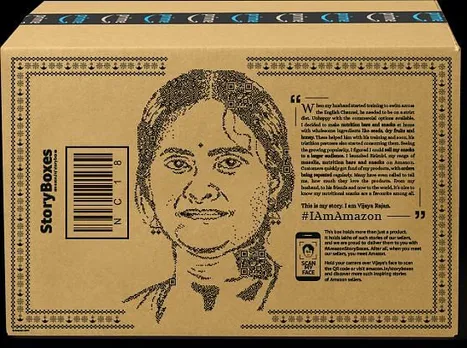 Amazon takes to delivery box storytelling