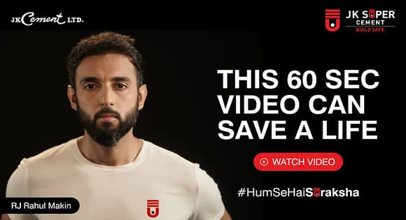 JK Super Cement launches #HumSeHaiSuraksha campaign to encourage plasma donation to help Covid-19 patients