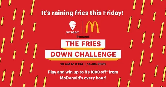McDonald’s launches AR game filter  in partnership with Swiggy