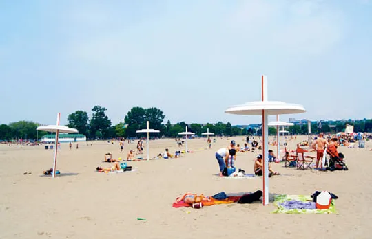 Beach umbrallas