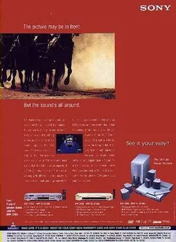 The picture may be in front. But the sound's all around.