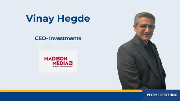Madison Media elevates Vinay Hegde to CEO– Investments