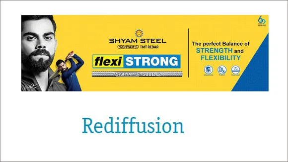 Shyam Steel appoints Rediffusion as creative agency