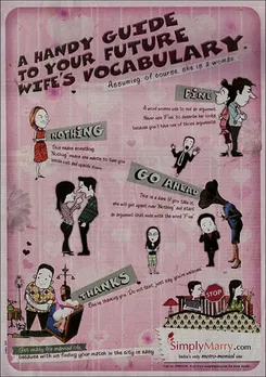A handy guide to your future wife's vocabulary.