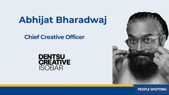 Dentsu Creative India ropes in Abhijat Bharadwaj as CCO- Dentsu Creative Isobar