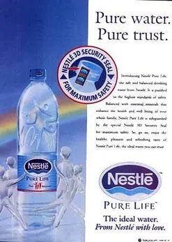 Pure water. Pure trust.