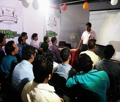 People attending a session at Asian Paints Colour Academy