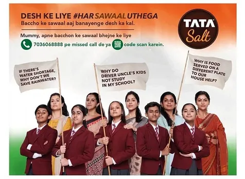 Tata Salt launches #HarSawaalUthega campaign to encourage kids to ask questions for the nation