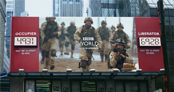Voting billboard