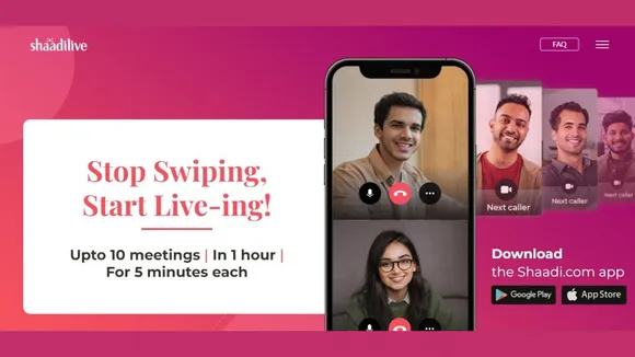 Shaadi.com launches Shaadi Live