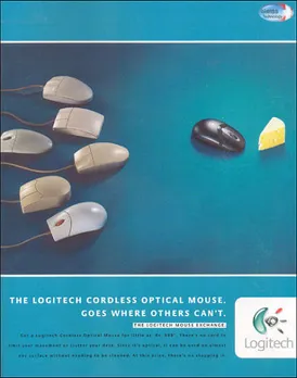 The Logitech cordless optical mouse. Goes where others can't.