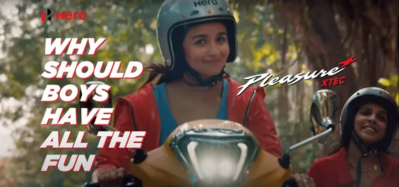 Hero Pleasure drives away gender stereotypes with new ad