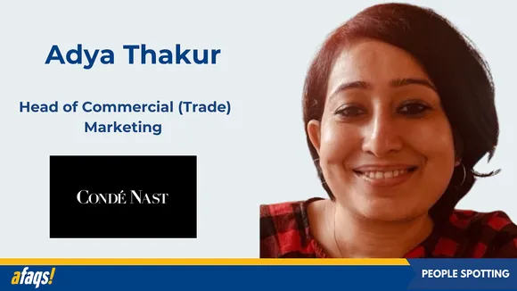 Condé Nast India appoints Adya Thakur as head of commercial (trade) marketing
