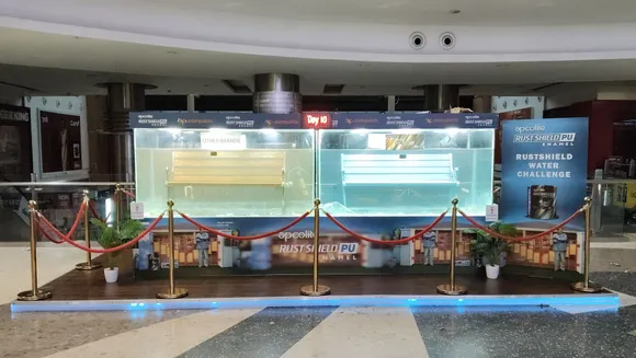 Asian Paints puts Apcolite Rust Shield PU Enamel to test with underwater challenge in Bangalore
