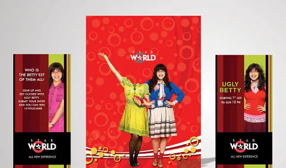 Ugly Betty cut-out along with the faceless cut-out