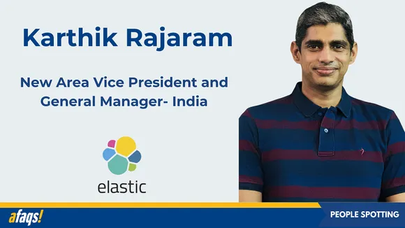 Elastic ropes in Karthik Rajaram as vice president and general manager in India