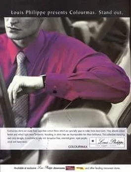 Louis Philippe presents Colourmax. Stand out.