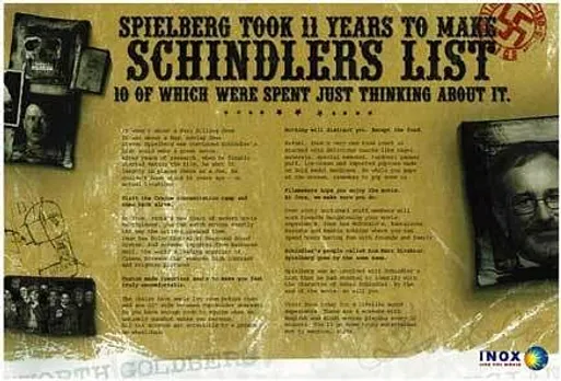 Spielberg took 11 years to make Schindler's List. 10 of which, were spent just thinking about it.