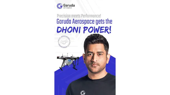 Mahendra Singh Dhoni to become a Shareholder in leading Drone Start-up Garuda Aerospace