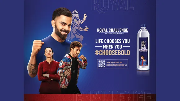 Virat Kohli, Smriti Mandhana, and Vidyut Jammwal star in Royal Challenge Packaged Drinking Water's TVC