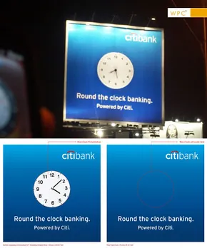 Innovative Clock Hoarding