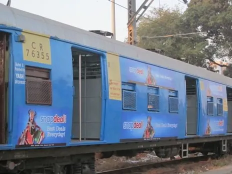 Train advertising