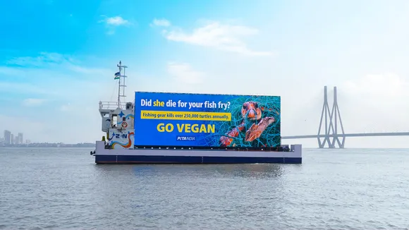 PETA creates water-bound awareness campaign about going vegan