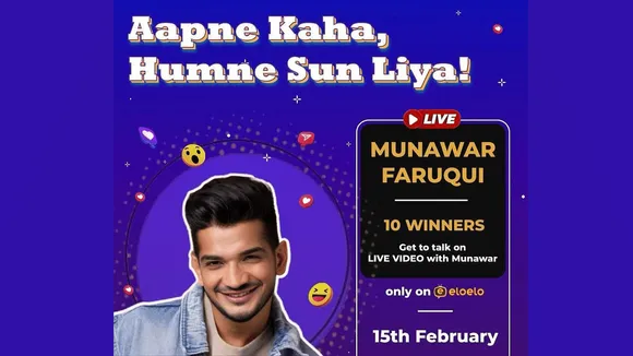 Eloelo reveals marketing stunt with Munawar Faruqui; launches new feature in collaboration