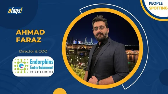 Endorphins Entertainment appoints Ahmad Faraz as Director and COO to lead India and Global Operations