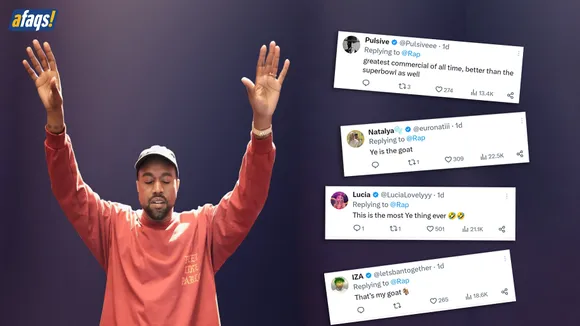 Kanye’s unorthodox Super Bowl ad gets the job done, and how!