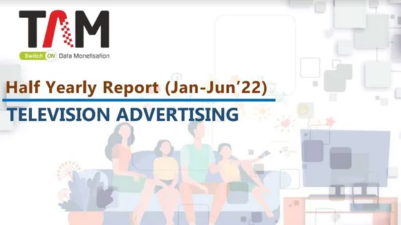 TV ad volumes up 47% in Jan-Jun 2022: TAM AdEx