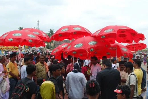 Dalda branded umbrellas