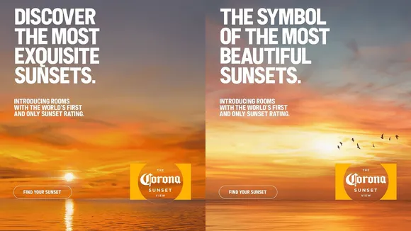 Corona India launches a new campaign promoting its visual quality rating system based on sunset views 