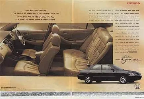 The Accord offers the highest standards of driving luxury. With the new Accord VTi-L it's time to raise your expectations.