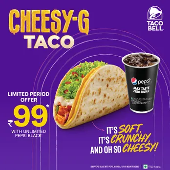 Taco Bell India launches a campaign for Cheesy G Taco