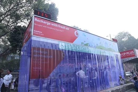 Vodafone Bus shelter