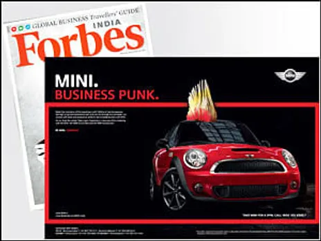 BMW Mini rides on luxury magazines