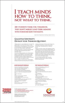 I Teach Minds How to Think, Not What to Think.