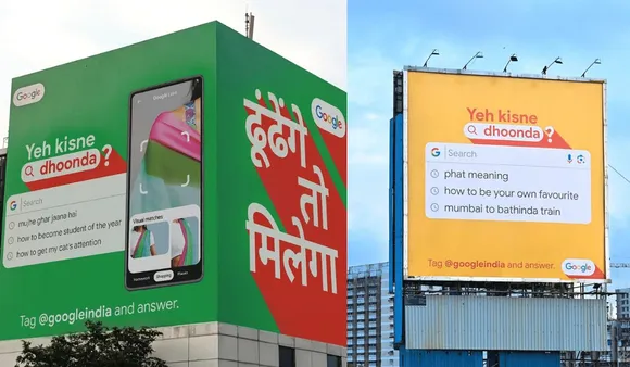 Google aims to spark curiosity across Delhi and Mumbai with 'Yeh Kisne Dhoonda?' OOH campaign 