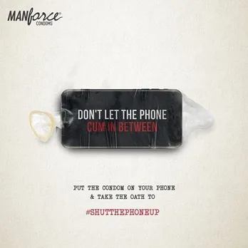 Don't let the phone cum in between