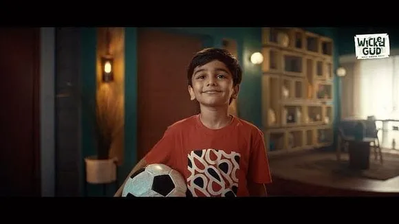 WickedGud’s latest campaign shows kids drinking refined oil and eating chemicals 