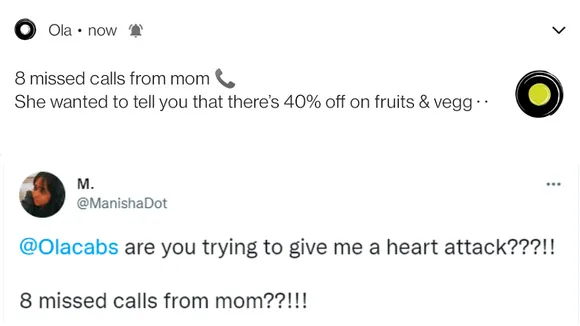 Ola’s ‘8 missed calls from mom’ clickbait for International Women’s Day, draws universal ire
